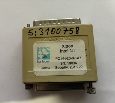 harlequin Stecker Fujifilm Intel NT PC1-N-20-07-A7