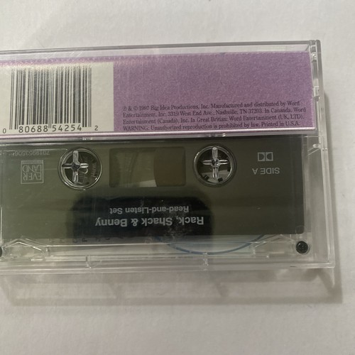 VeggieTales Rack Shack & Benny Cassette only 1997 Good - Picture 2 of 4