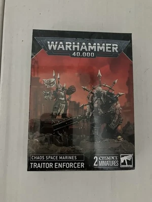 GAMES WORKSHOP Warhammer 40.000 Chaos Space Marines - Traitor Enforcer. Nuevo y precintado