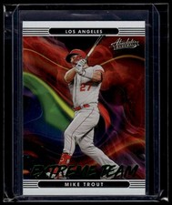 2022 Panini Absolute #ET-4 Mike Trout Extreme Team Retail Green