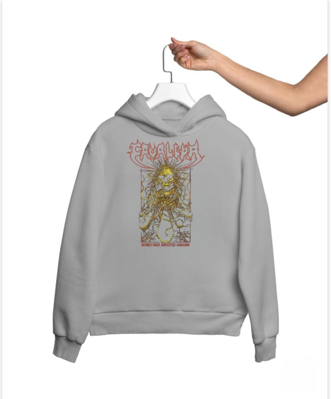Collection Cavalera - Buried Deep Graphic Print Sweatshirt Hoodie S M L XL 234XL image 7