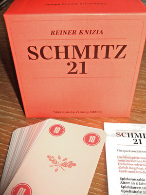 SCHMITZ 21, von Rainer Knizia, Süddeutsche Zeitung Edition, top!