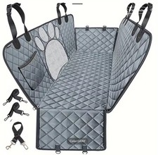 Dog Car Seat Cover Hammock Back Seat Waterproof Heavy Duty Scratch Resistance