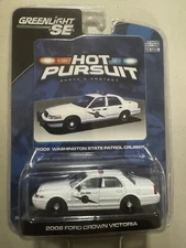 1:64 Greenlight  Hot Pursuit 2008 Ford Crown Vic Washington State Patrol WSP