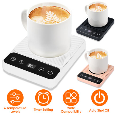Smart Electric Cup Mug Warmer Coffee Tea Milk Drink Auto Heater Pad Office Home