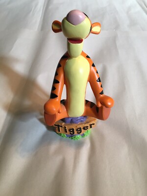 Disney Tigger ボブルヘッド人形 Disney TIGGER Bobble Head Figure Hand Painted Tiger Doll | eBay