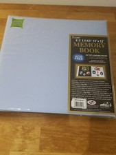 Pioneer 12"x12" E-Z Load Memory Book Light blue Photo Scrapbook Top Loading