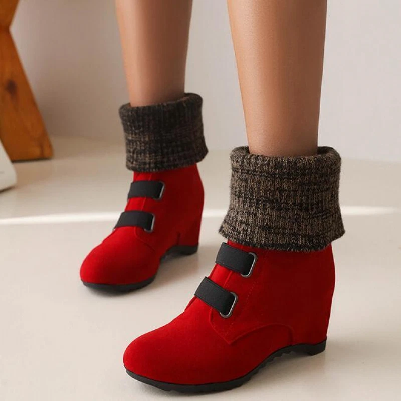 Sock boots shop no heel