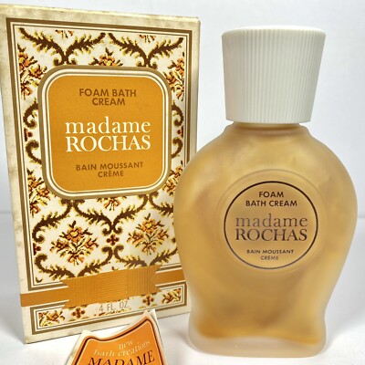 NOS Vintage Madame Rochas Bath Cream Foaming / Bubble  4 Oz.