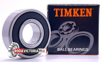 TIMKEN 6203 2RS BALL BEARING, Alternator Bearing-Power Steering 17x40x12 mm