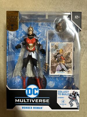 2023 DC Multiverse Flashpoint WONDER WOMAN Cyborg Head BAF McFarlane 7''
