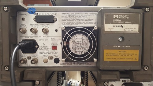 1* HP 8563E SPECTRUM ANALYZER 9kHz-26.5GHz (with error, to be repair) - Bild 7 von 11