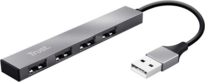 Trust Halyx Mini USB 2.0 Hub 4 Ports Plug & Play USB Verlängerung Date