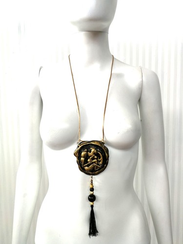 Love Talisman Sexy Amulet Antique Kama Sutra Jewelry Necklace Pendant Medallion - Bild 4 von 24