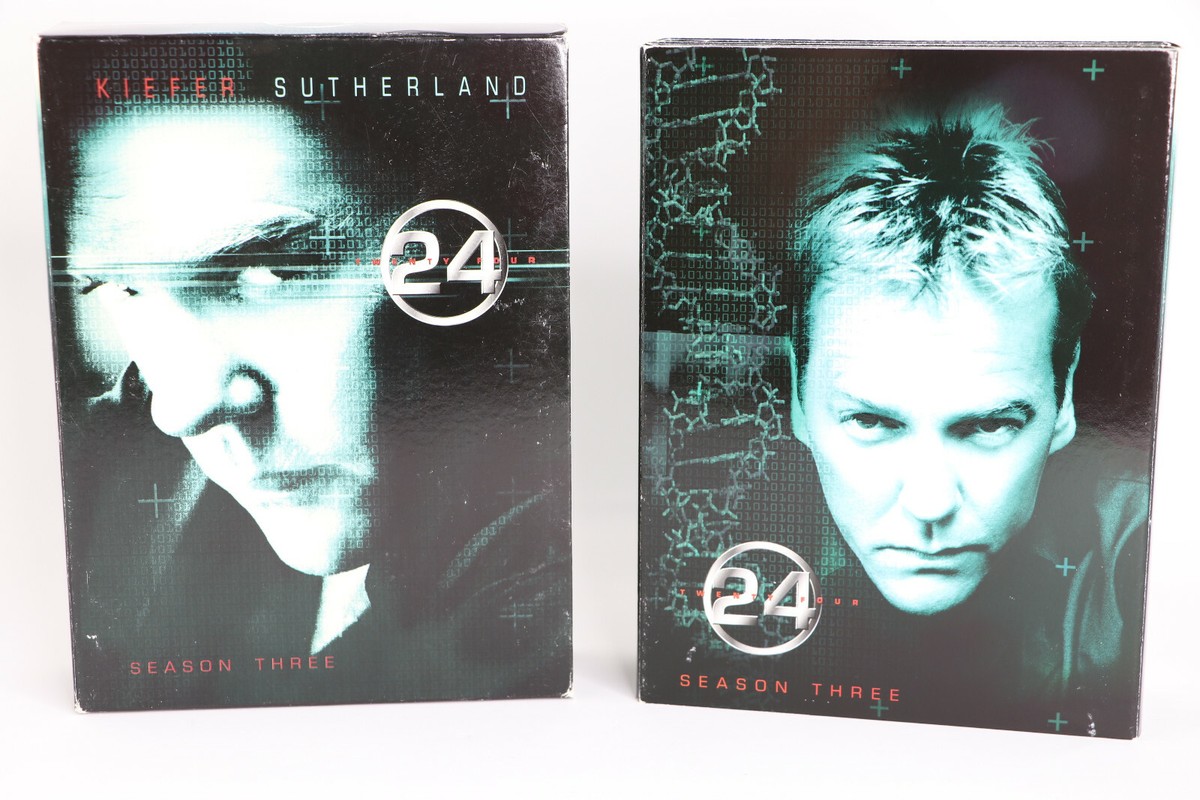Twenty Four 24 Season Three 3 Dvd 7 Disc Box Set | eBay