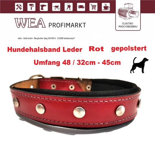 Hundehalsband Leder Nylon Hunter - Picture 39 of 65