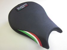 D09L Ducati Streetfighter Vinyl seat cover, Italian flag colours-FRONT