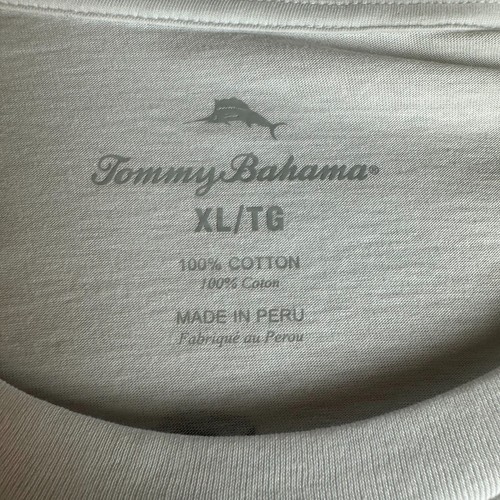 Tommy Bahama Shirt Mens Extra Large White Short Sleeve Beach Sunset Hammock Palm - Picture 11 of 11