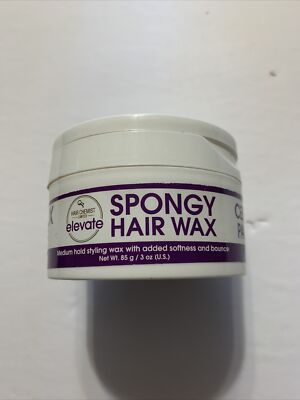Hair Chemist Spongy Hair Wax Medium Hold, Adds Softness & Bounce 