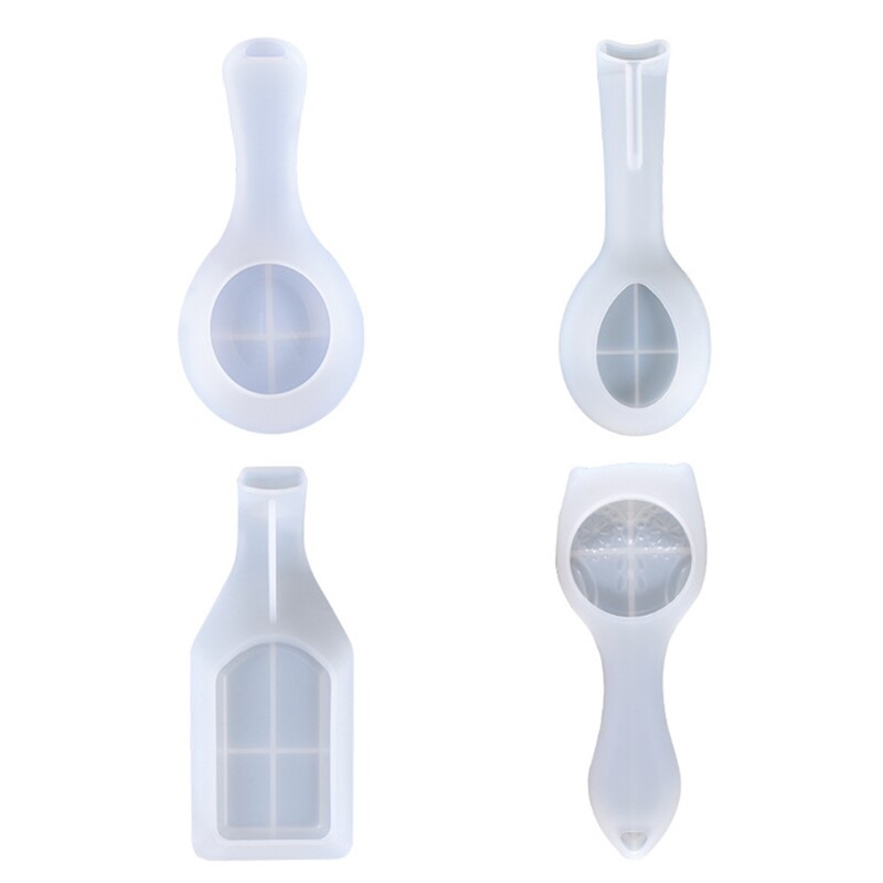 Spoon Fork Holder Pad Epoxy Resin Mold Spatula Rack Utensil Tray Silicone Mold