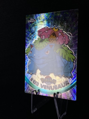 Venusaur #03 - Topps Chrome SPECTRA - Pokemon Topps Chrome Series 1 - Foto 7 di 11
