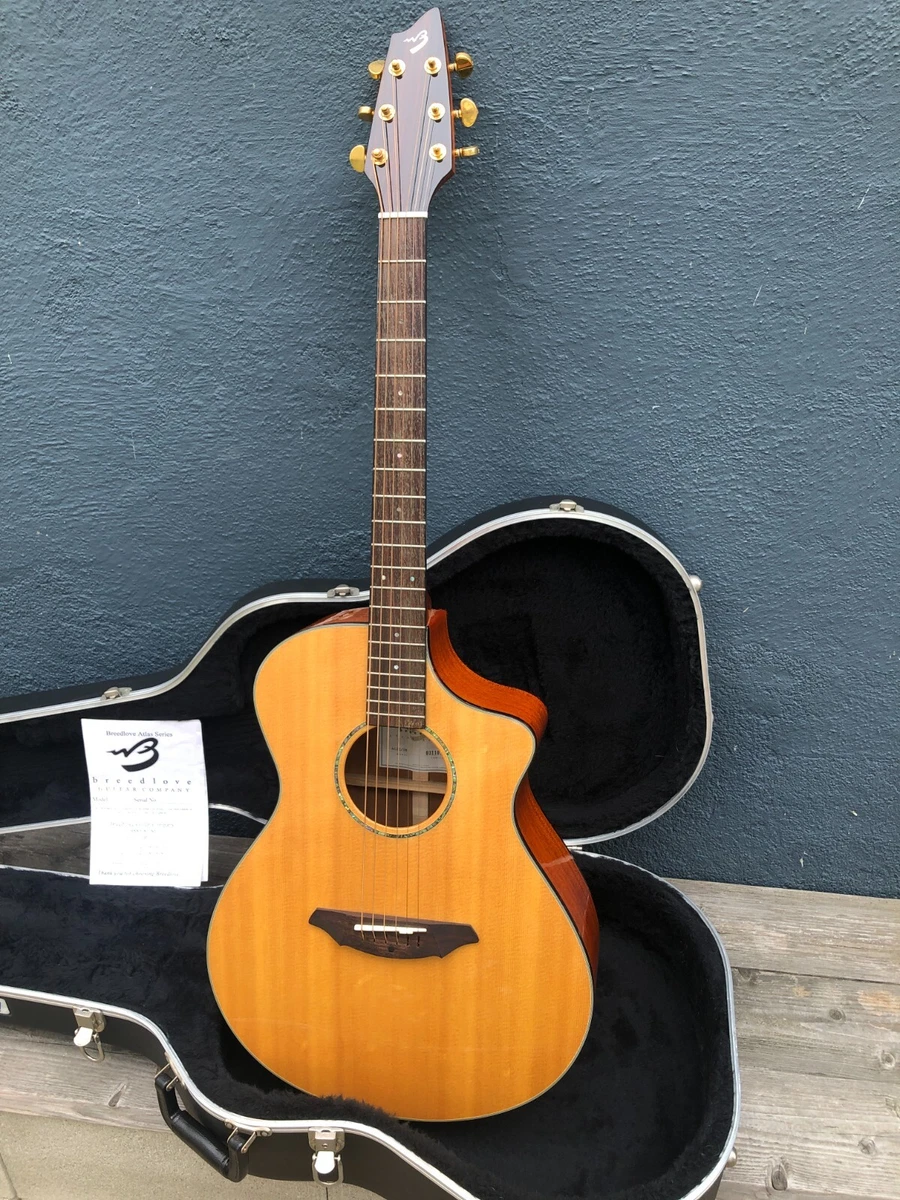 Breedlove ATLAS AC25 SM CONCERT CUTAWAY Acoustic Electric Guitar w FREEDOM Case