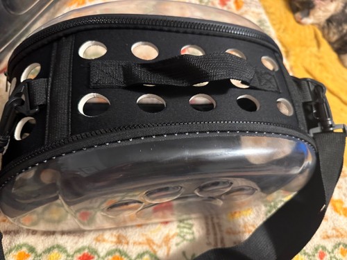 NEW-14 x 8 INCHES- DOG CARRIER BLACK IN COLOR - Picture 4 of 4