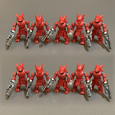 #ad 10 Mega Construx Halo Brute CAPTAIN figures BLOKS UNSC Gungoose Gambit HDP59 #5 $18.99
