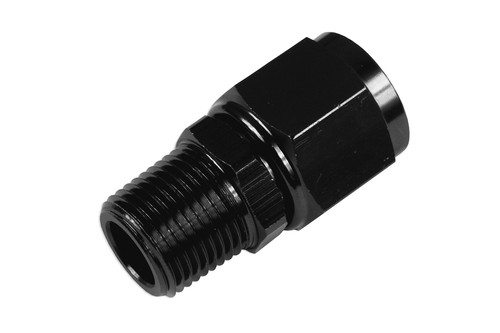 Adaptador De 4 Piezas Negro De 4AN A 1/8 NPT Para Manguera Recta, Rosca De Tubería Y Conector De Tubería