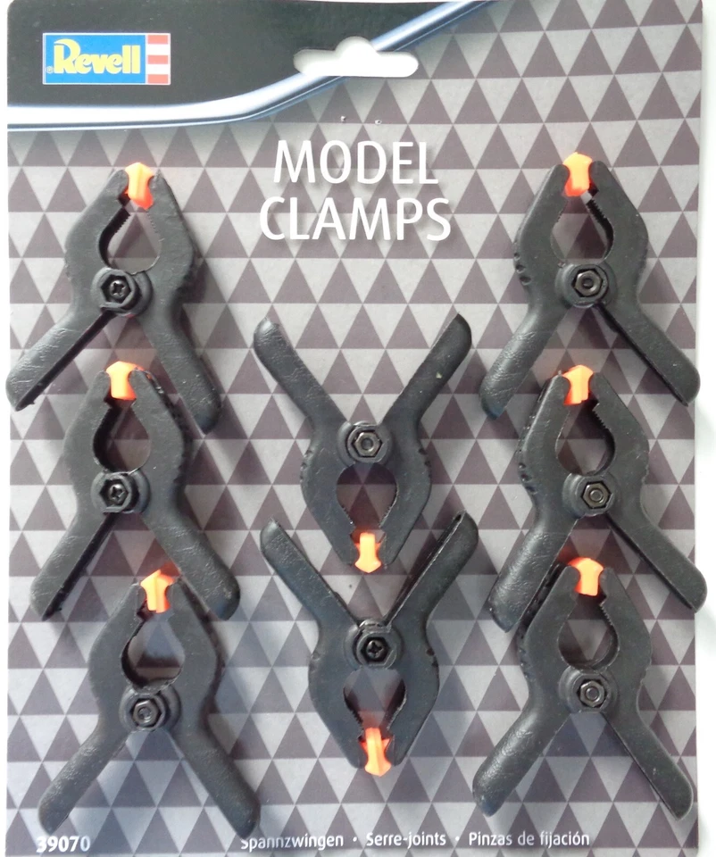 Revell 39070 Spannzwingen-Set, 8-teilig Modellbauklammern Neu - Bild 2 von 2