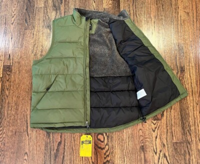 Carhartt Men Chive Green Montana Loose Fit Insulated Vest (OV5475