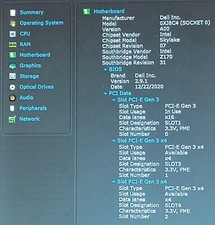 0XJ8C4 Dell XPS 8900 LGA1151 DDR4 Z170 Skylak...