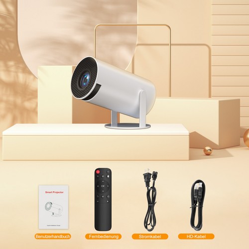 XGODY HY300 Mini Projektor 4K 1080P WLAN Bluetooth Android Heimkino LED Beamer - Bild 10 von 12