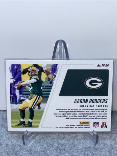 Aaron Rodgers prestigious pros Prestige 2021 - Picture 2 of 2
