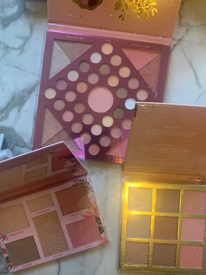 3 X NICOLE MILLER Glamorous Face Palette+ NM Complexion + ELLEN TRACY Glow-NEW! - Image 2 of 2