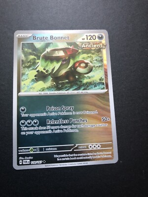 Brute Bonnet 118/167 Holo Rare Twilight Masquerade NM/M Pokemon Card | eBay