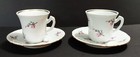 Pair of coffee cups in porcelain from Couleuvre 20th