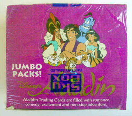 ALADDIN Trading Cards Factory Sealed JUMBO PACK Box RARE 1993 SkyBox Disney - Picture 2 of 10