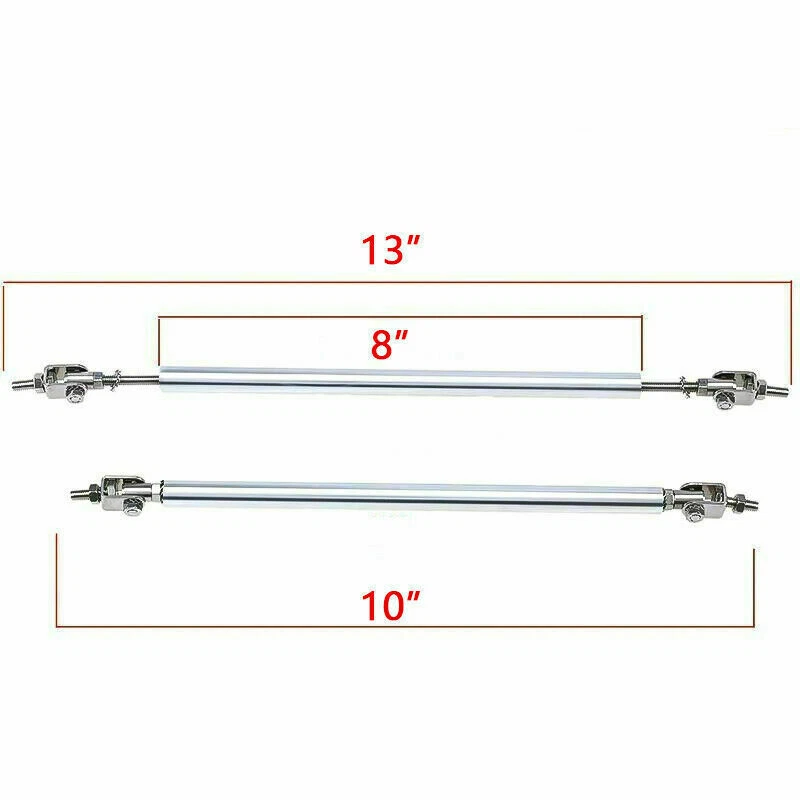 For Scion TC 05-16 FR-S Front Bumper Lip Splitter + Side Skirts + Strut Rods A+ - Image 4 of 4