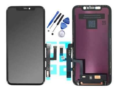 100% Original Display Touchscreen Bildschirm Schwarz für iPhone 11 - Ausgebaut