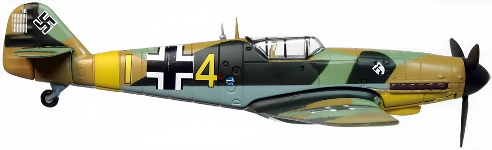Oxford Diecast Messerschmitt Bf 109F-4/Trop-104, 1942, 1:72 Scale Model (AC114) - Image 2 of 4