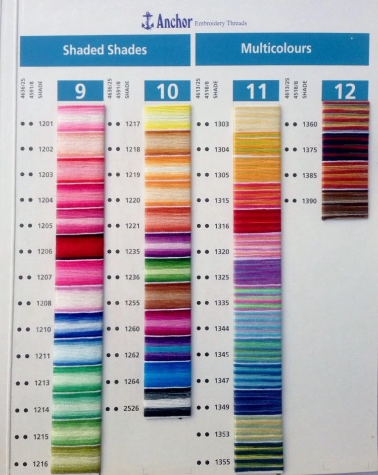 ANCHOR SKEINS CROSS STITCH THREADS FLOSS - VARIOUS COLOURS 1 - 212 - Image 4 of 4