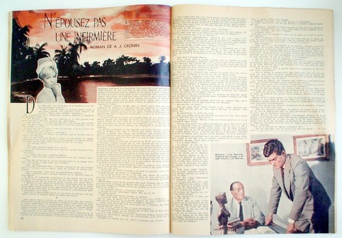 REVISTA DEL PRIMER TRIMESTRE 1962, CONFIDENCIAS No.750 *** UNA REVISTA FRANCESA DE 1962 - Imagen 4 de 6