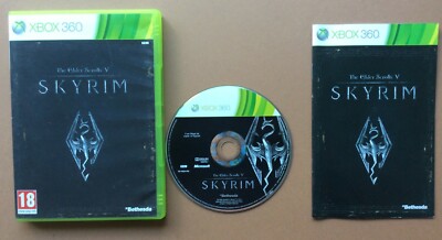The Elder Scrolls V : Skyrim – Xbox 360 – Version Française, PEGI 18 – État Bon