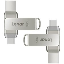 Lexar Dual Drive USB-C USB-A 128GB 2 Pack