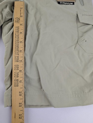 Columbia Shorts Women’s Size 8 Beige Titanium Hiking Cargo Omni-Shade Shorts New - Picture 8 of 11