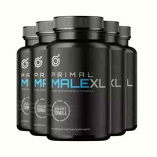 5-Pack Primal Male XL, Primal Male For Mens Health Supplement - 300 Capsules