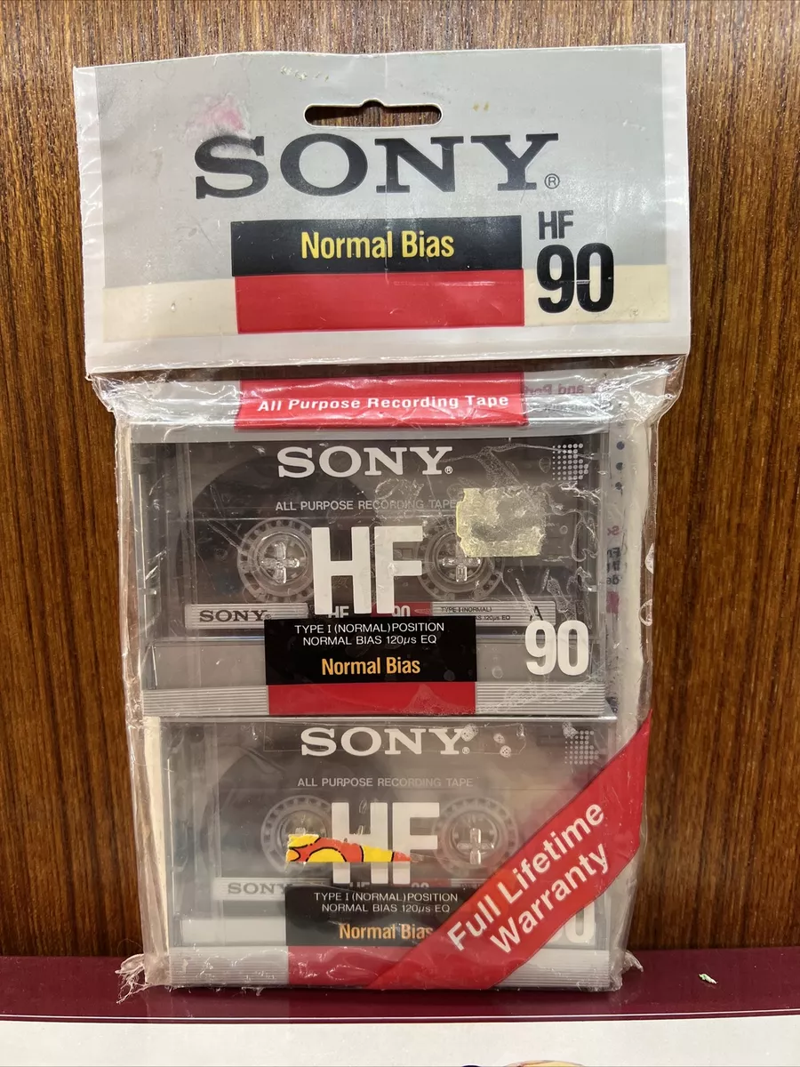 Sony HF 90 Normal Bias Blank Cassettes - 90-min ( 2PK BUNDLE