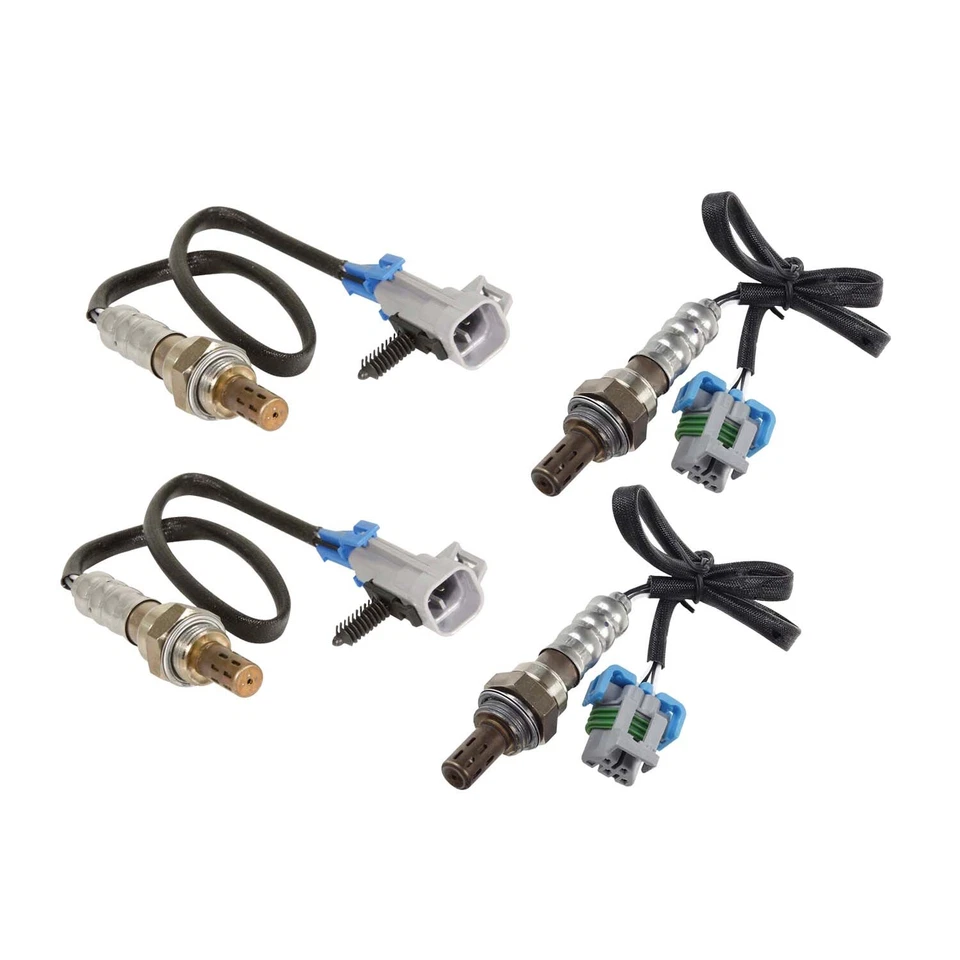 Sensor de oxígeno aguas arriba y aguas abajo 4 piezas para Buick Enclave GMC Acadia Saturn Outlook Vue Foto 3 de 4