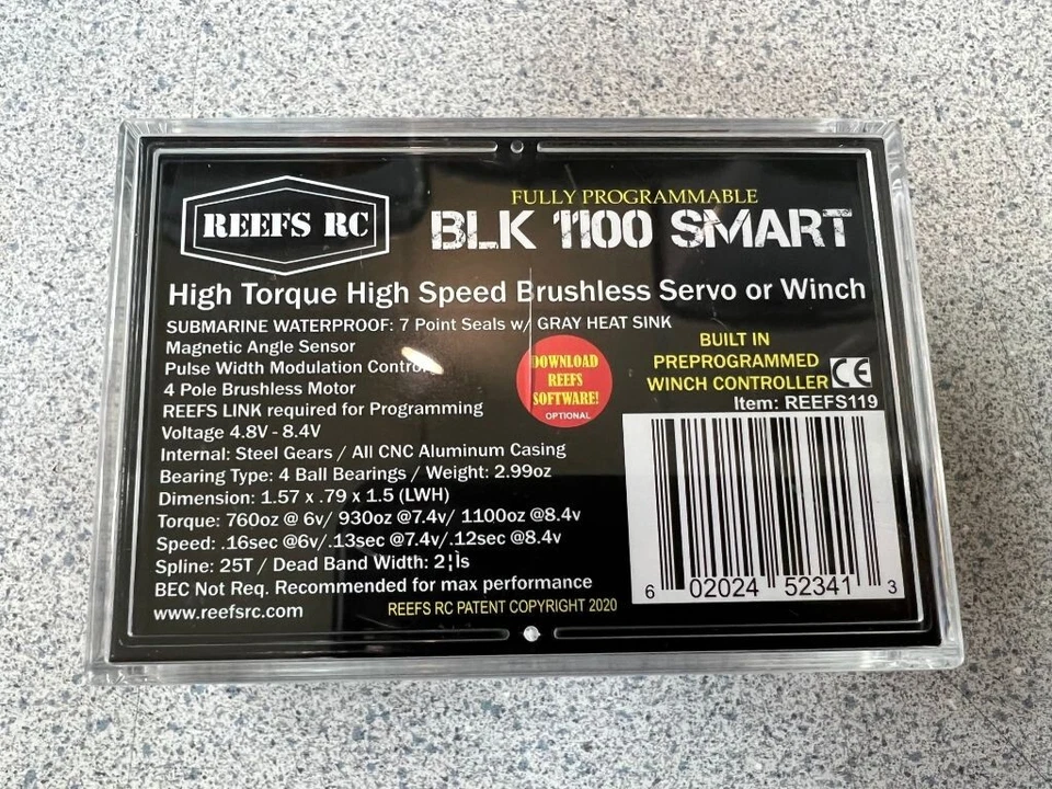 Reefs RC 1100 Smart Servo & Winch REEFS119 New!! - Image 2 of 4